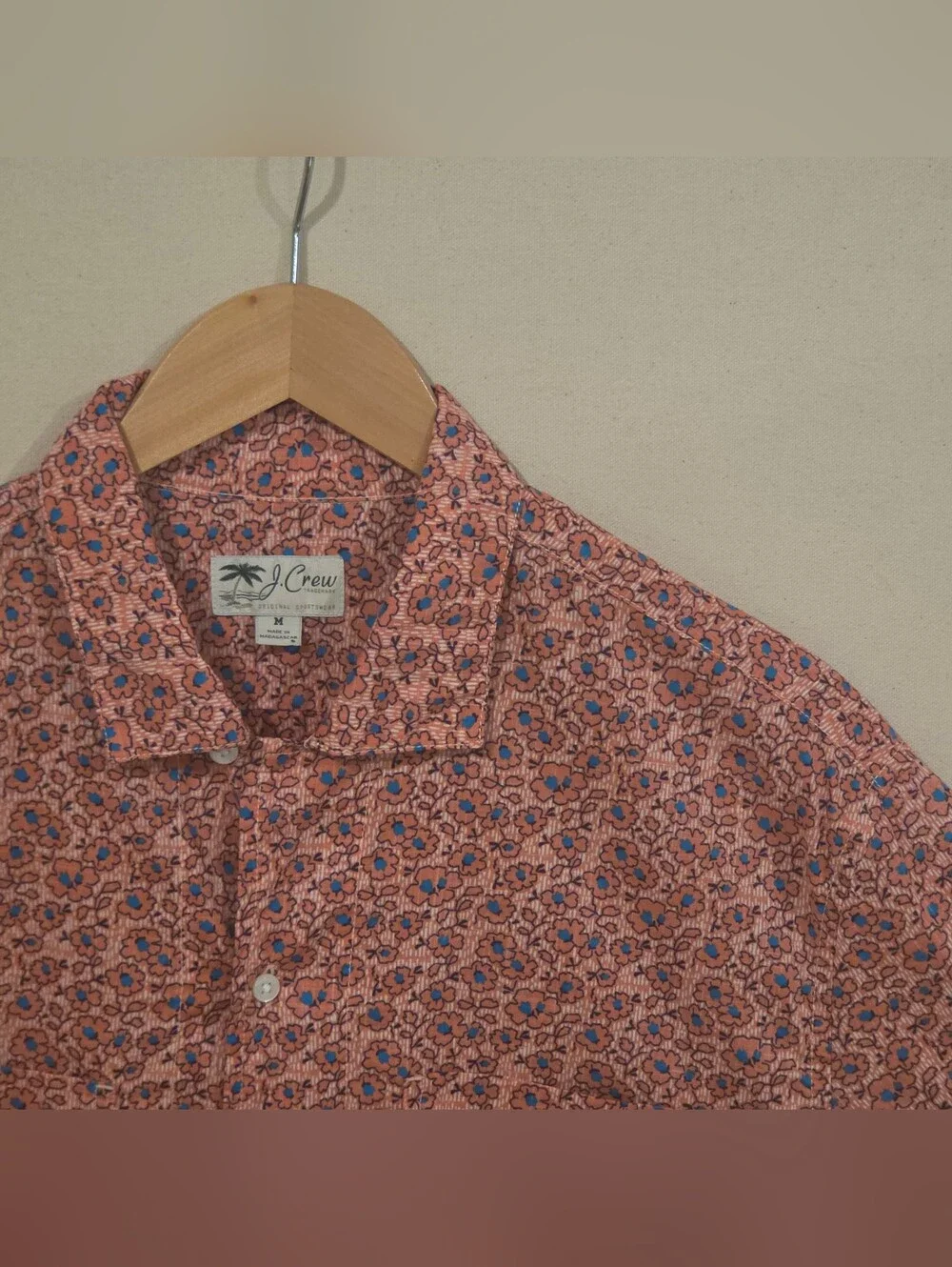 J. Crew Camp Shirt M